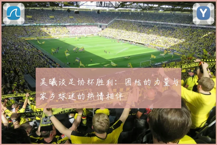 吴曦谈足协杯胜利：团结的力量与家乡球迷的热情相伴